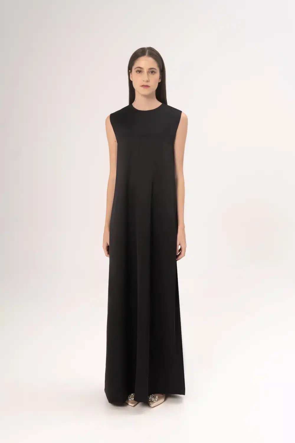 Nour Inner Dress In Metallic Black