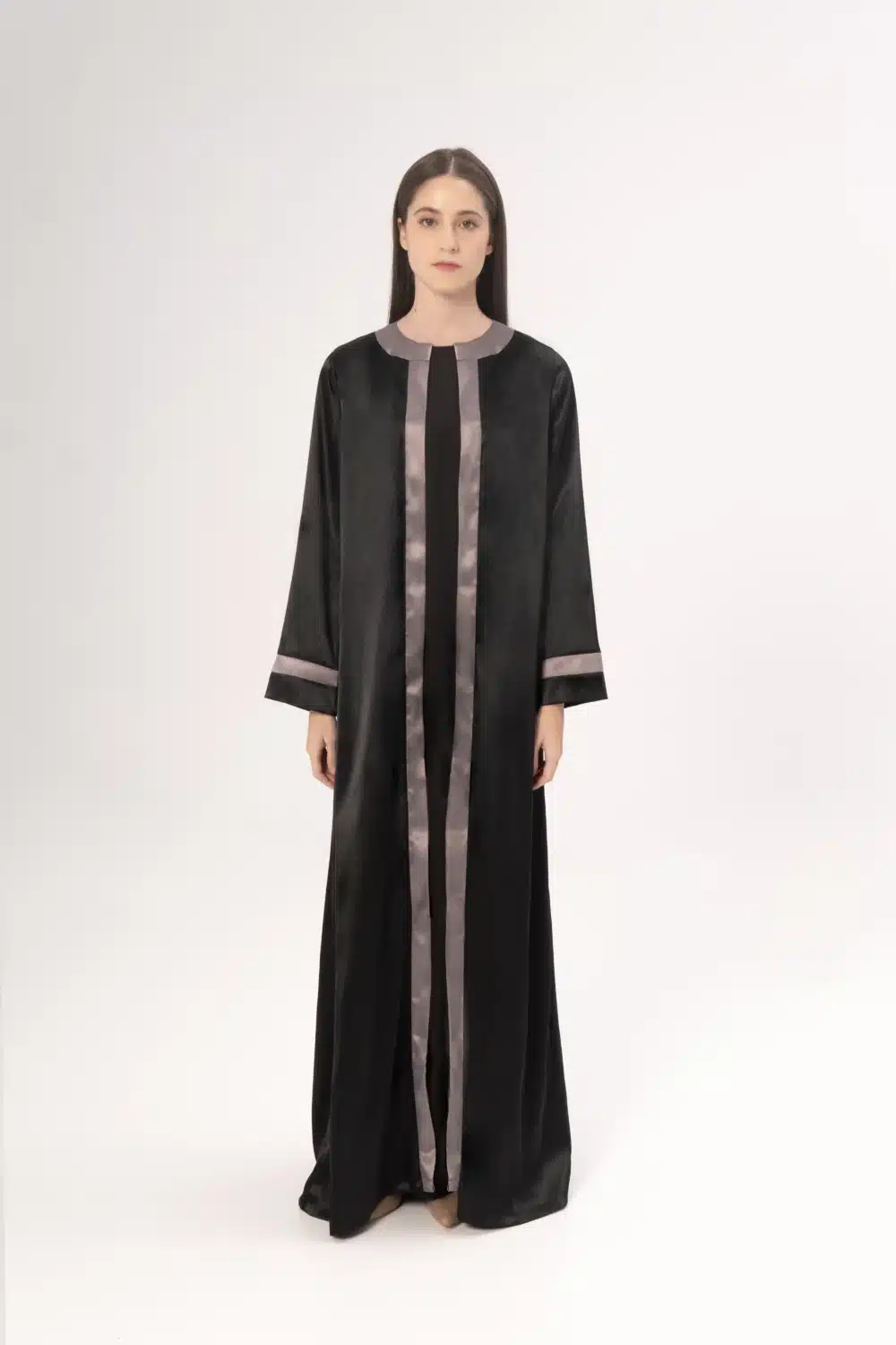 Rabia Open Abaya In Black