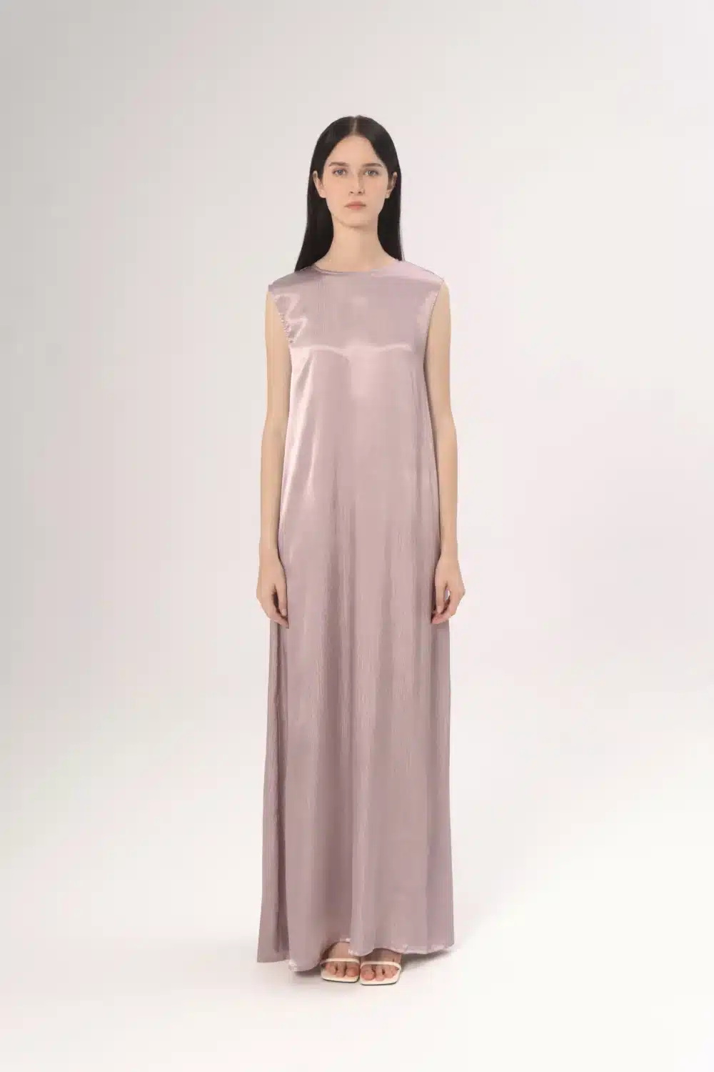 Heela Inner Dress In Silver Mauve