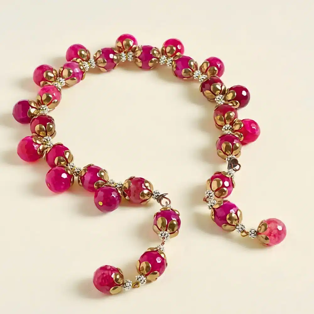 Demure Orion 37 Tropical Enigma Necklace Pink