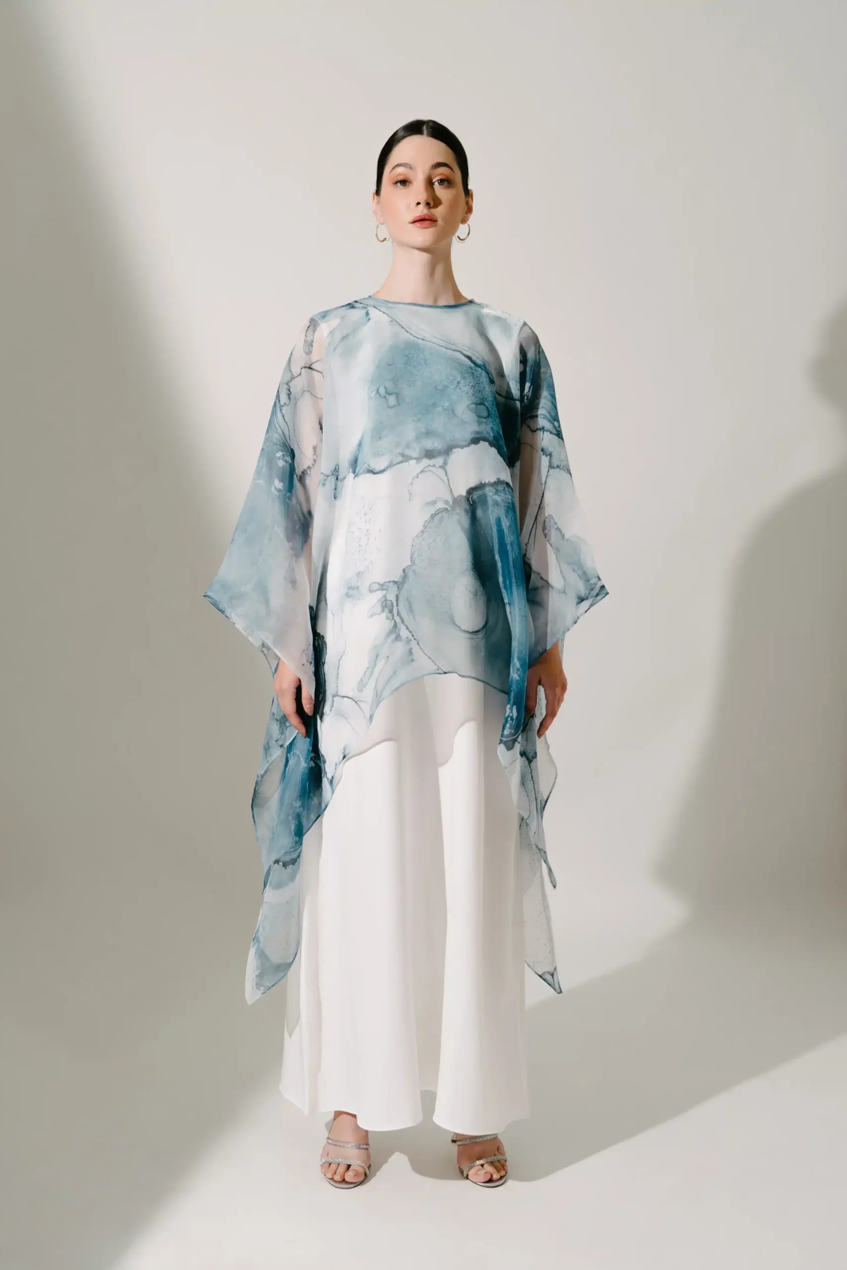 AMEENA KAFTAN in Blue