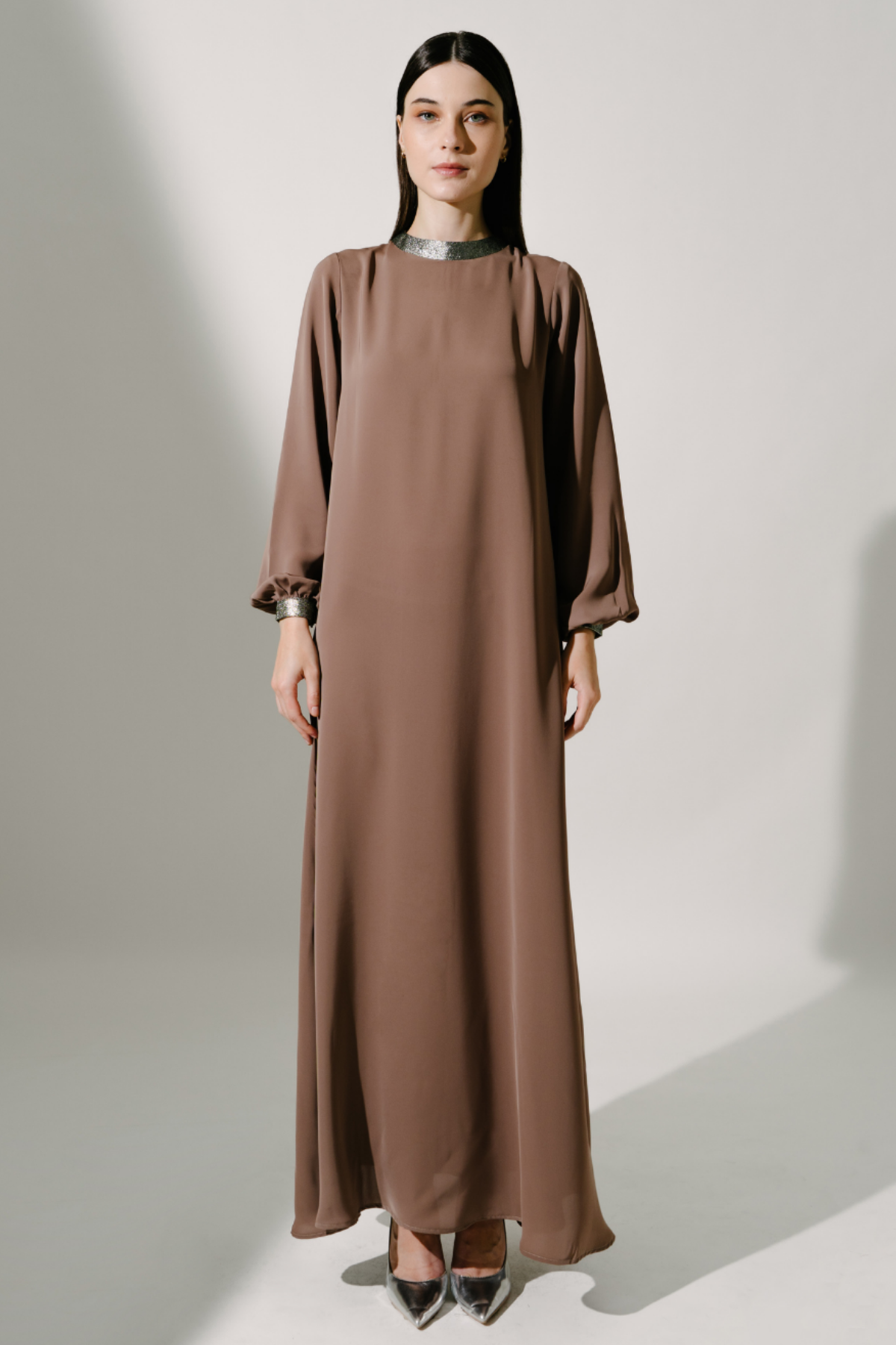 DANIA KAFTAN IN LIGHT TAUPE