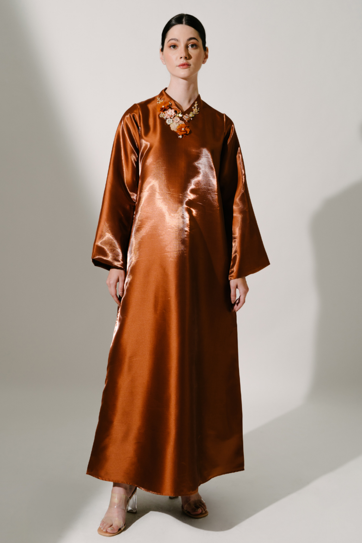 NADIA KAFTAN in Copper