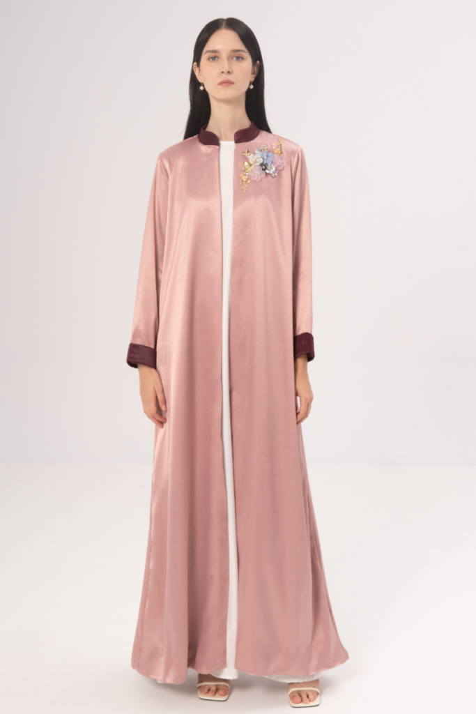 Hyra Coat In Light Pink | Demure Privé